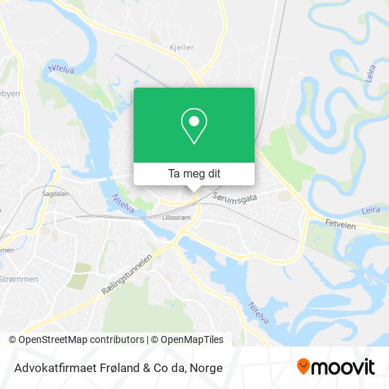Advokatfirmaet Frøland & Co da kart