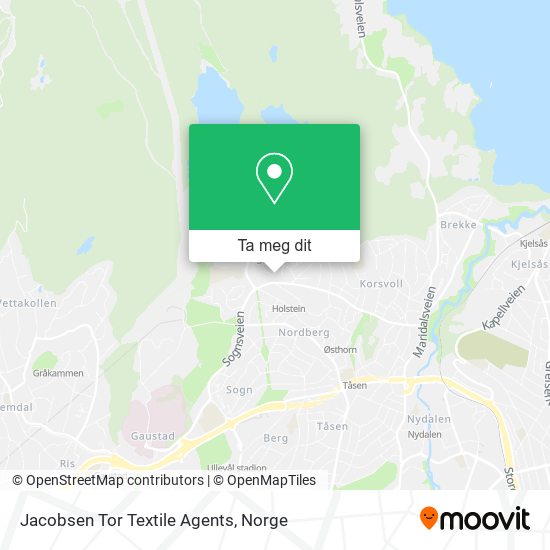 Jacobsen Tor Textile Agents kart
