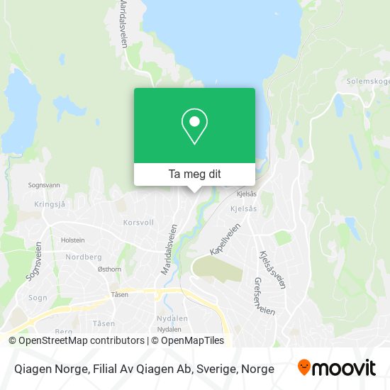 Qiagen Norge, Filial Av Qiagen Ab, Sverige kart