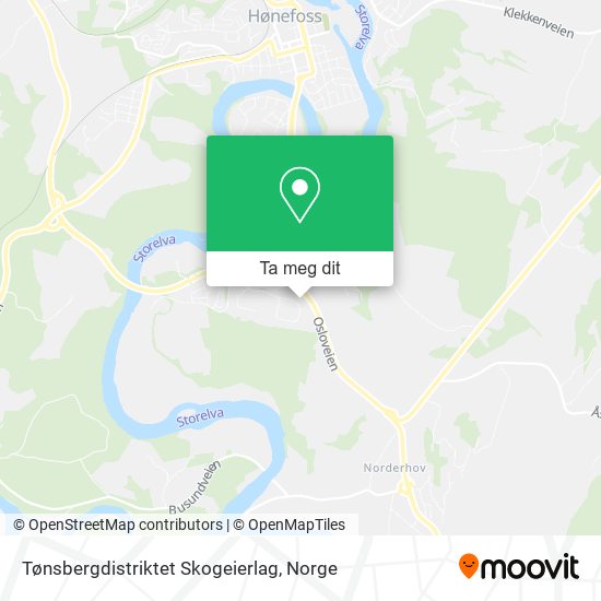 Tønsbergdistriktet Skogeierlag kart