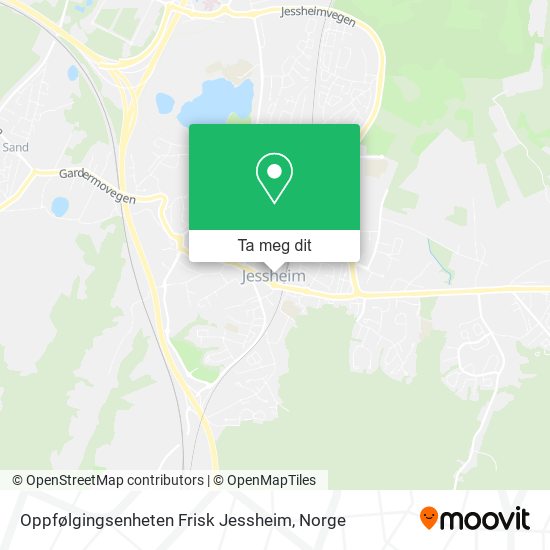 Oppfølgingsenheten Frisk Jessheim kart