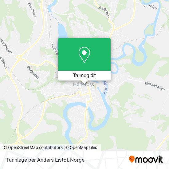 Tannlege per Anders Listøl kart