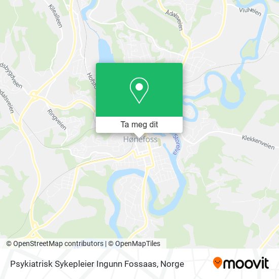 Psykiatrisk Sykepleier Ingunn Fossaas kart