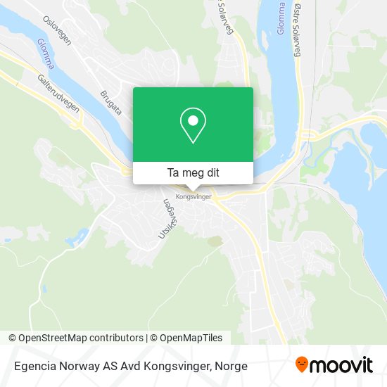 Egencia Norway AS Avd Kongsvinger kart