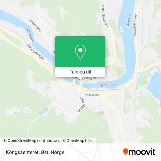 Kongssenteret, Øst kart