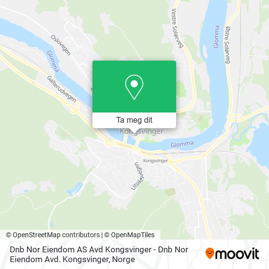 Dnb Nor Eiendom AS Avd Kongsvinger - Dnb Nor Eiendom Avd. Kongsvinger kart