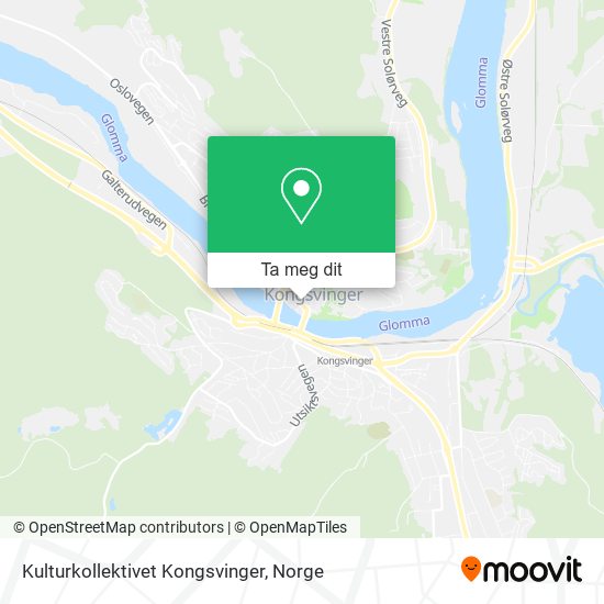 Kulturkollektivet Kongsvinger kart