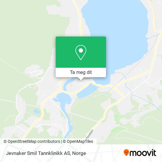 Jevnaker Smil Tannklinikk AS kart