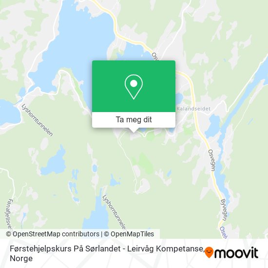 Førstehjelpskurs På Sørlandet - Leirvåg Kompetanse kart
