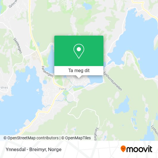Ynnesdal - Breimyr kart