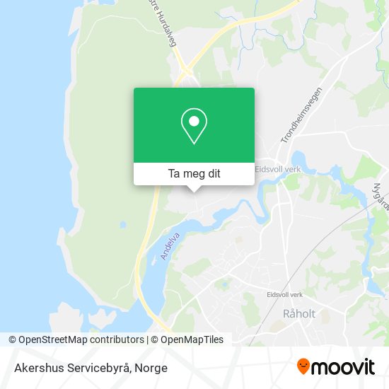 Akershus Servicebyrå kart