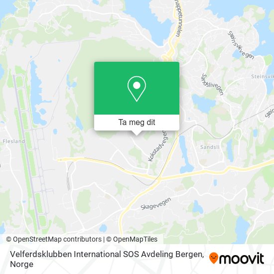 Velferdsklubben International SOS Avdeling Bergen kart
