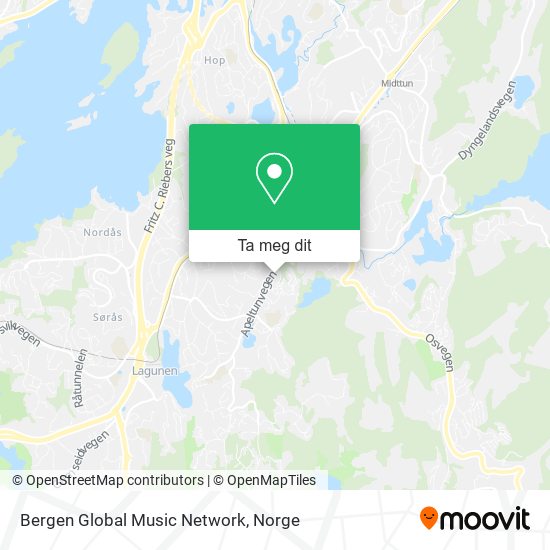 Bergen Global Music Network kart