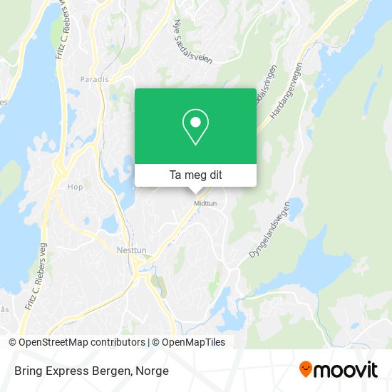 Bring Express Bergen kart