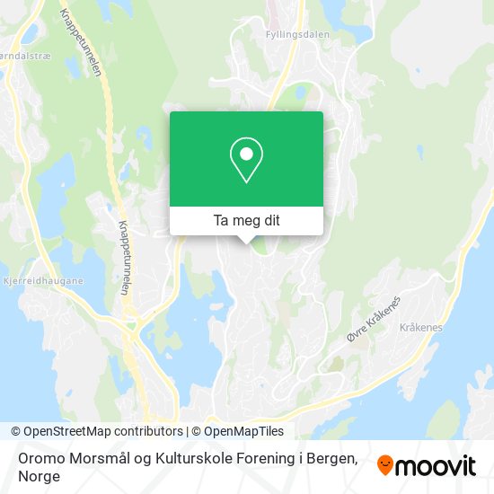 Oromo Morsmål og Kulturskole Forening i Bergen kart