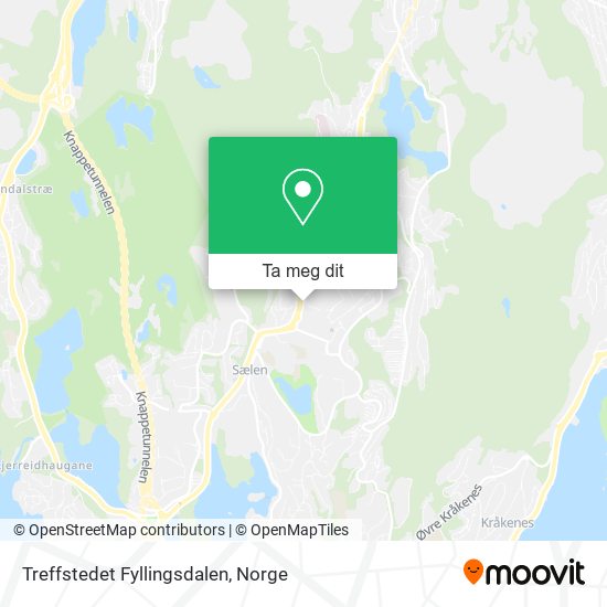 Treffstedet Fyllingsdalen kart