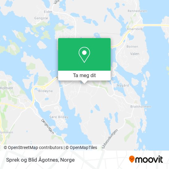 Sprek og Blid Ågotnes kart