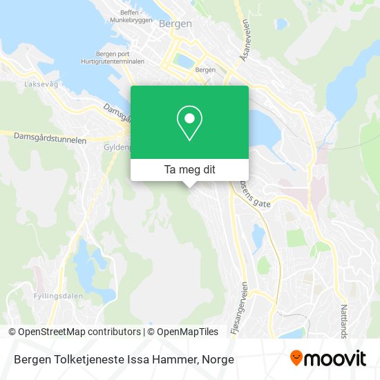 Bergen Tolketjeneste Issa Hammer kart