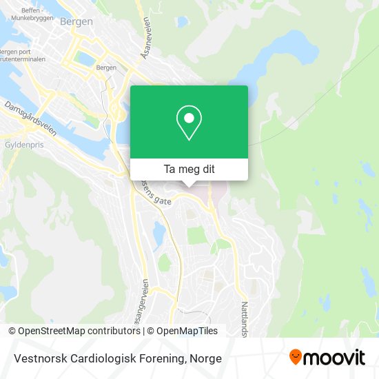 Vestnorsk Cardiologisk Forening kart