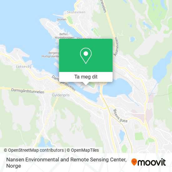 Nansen Environmental and Remote Sensing Center kart