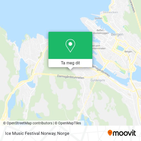 Ice Music Festival Norway kart