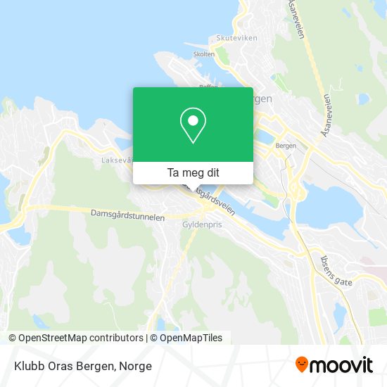 Klubb Oras Bergen kart