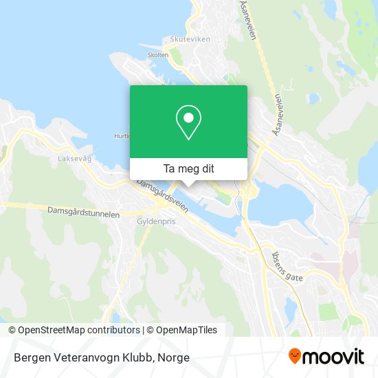 Bergen Veteranvogn Klubb kart