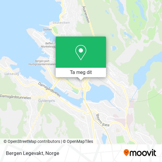Bergen Legevakt kart