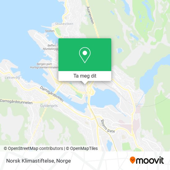 Norsk Klimastiftelse kart
