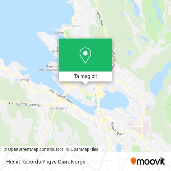 Hi5hit Records Yngve Gjøn kart