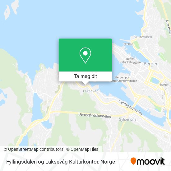 Fyllingsdalen og Laksevåg Kulturkontor kart