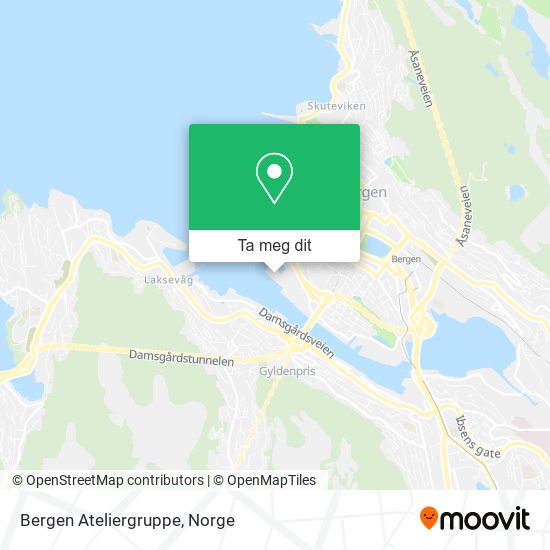 Bergen Ateliergruppe kart