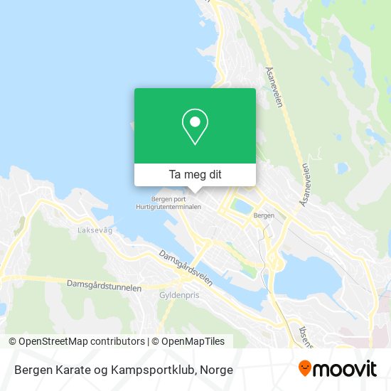 Bergen Karate og Kampsportklub kart