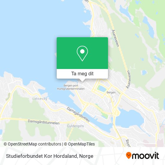 Studieforbundet Kor Hordaland kart