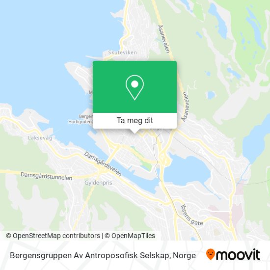 Bergensgruppen Av Antroposofisk Selskap kart