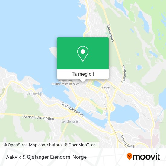 Aakvik & Gjølanger Eiendom kart