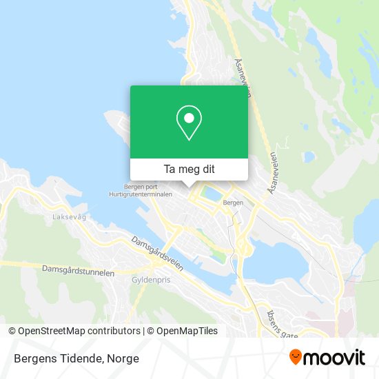 Bergens Tidende kart
