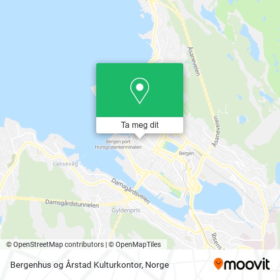 Bergenhus og Årstad Kulturkontor kart
