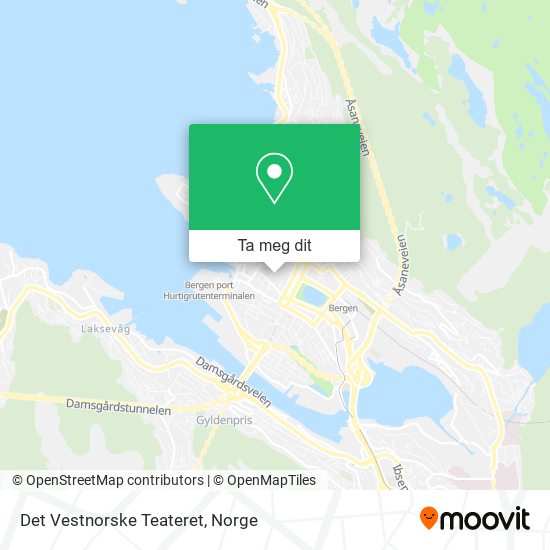 Det Vestnorske Teateret kart