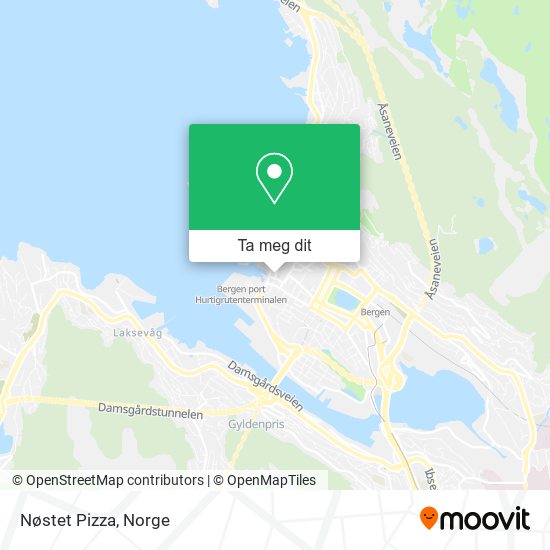 Nøstet Pizza kart