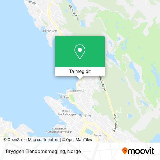 Bryggen Eiendomsmegling kart