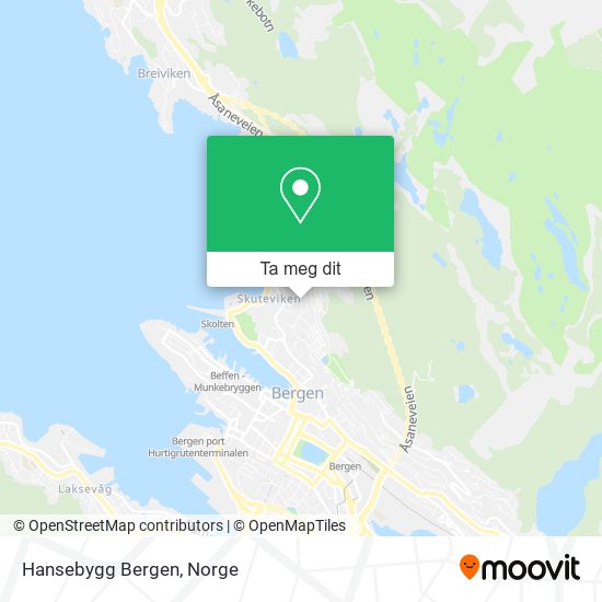 Hansebygg Bergen kart