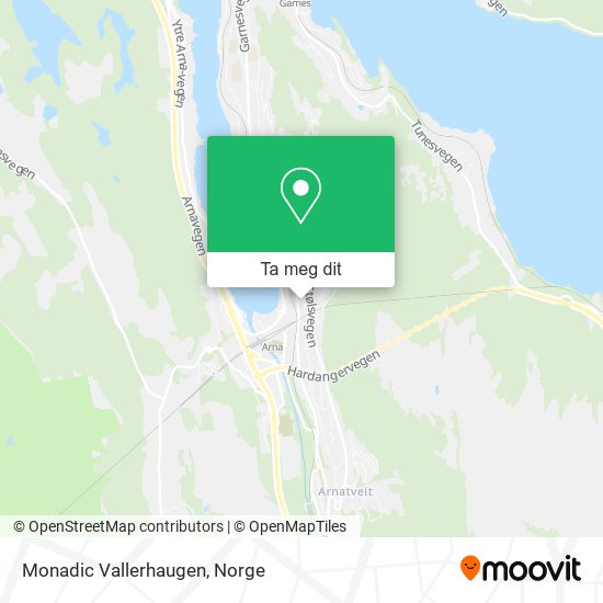 Monadic Vallerhaugen kart