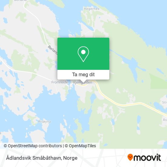 Ådlandsvik Småbåthavn kart