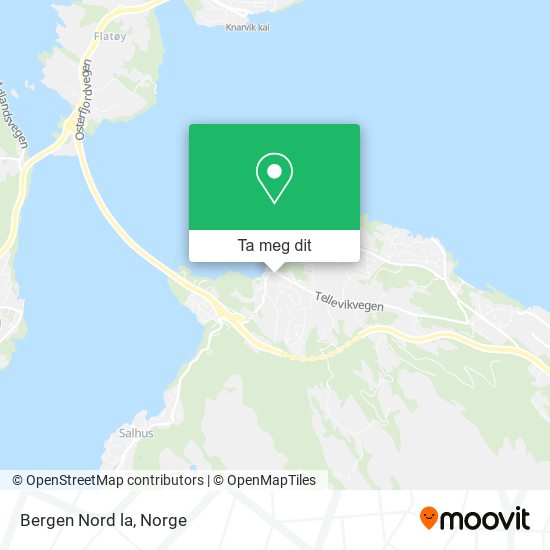 Bergen Nord la kart