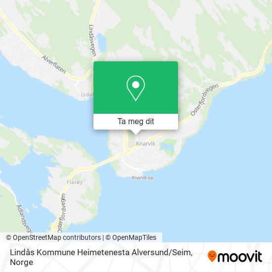 Lindås Kommune Heimetenesta Alversund / Seim kart