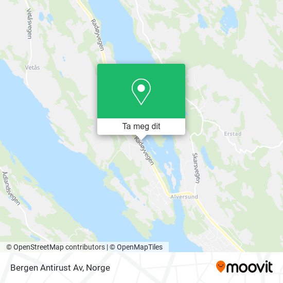 Bergen Antirust Av kart