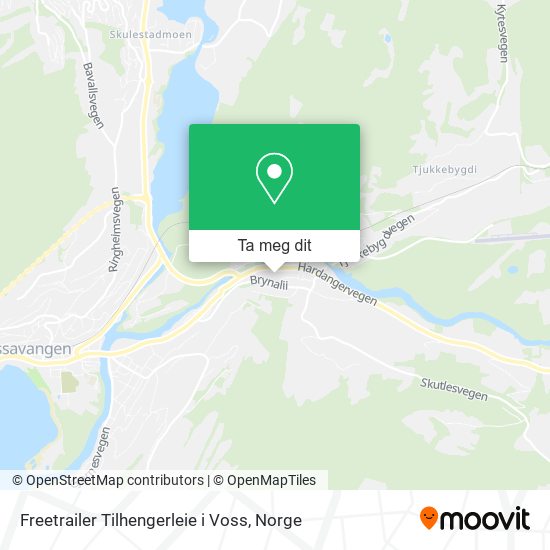 Freetrailer Tilhengerleie i Voss kart