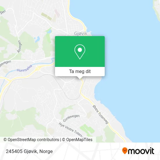 245405 Gjøvik kart