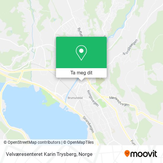 Velværesenteret Karin Trysberg kart